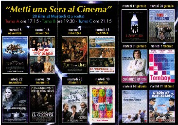 METTI UNA SERA AL CINEMA 23 edizione 2011-2012