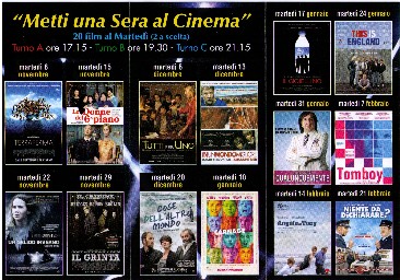 METTI UNA SERA AL CINEMA 23 edizione 2011-2012