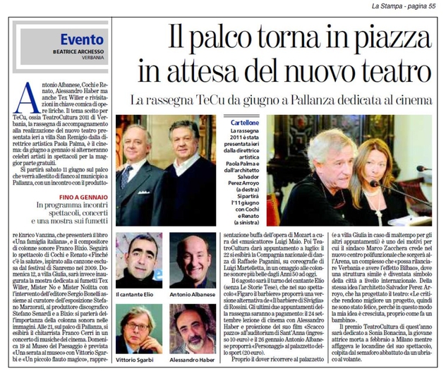 LA STAMPA del 14.05.2011