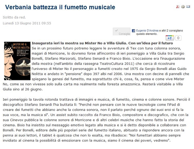 VERBANIA NEWS del 13.06.2011