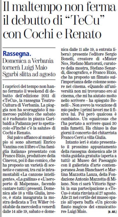 LA STAMPA  del 14.06.2011