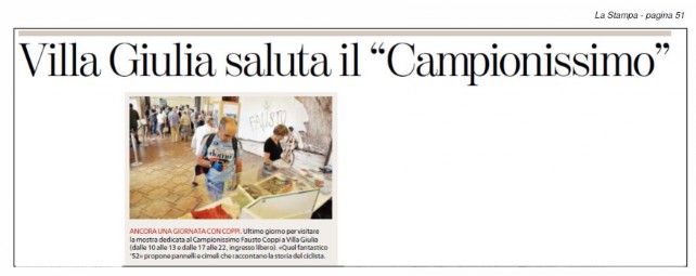 LA STAMPA  del 22.07.2012