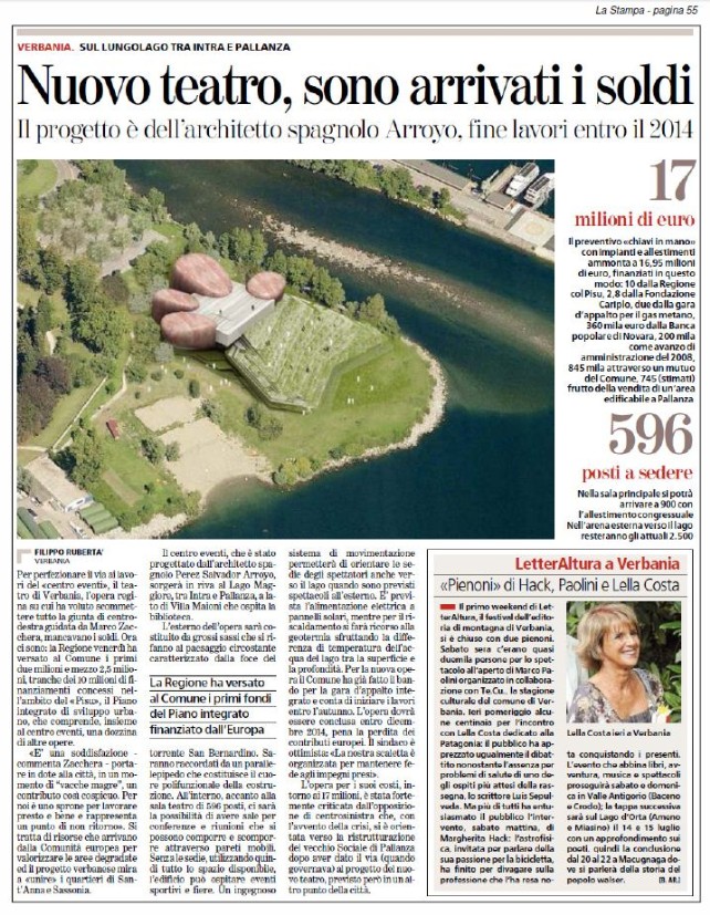 LA STAMPA del 02.07.2012